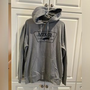 Vans Mens Gray Hoodie Size Large In Great Condition